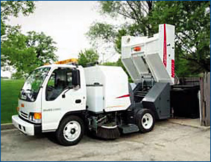 Sweeper Unloading Photo